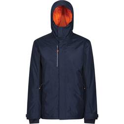 Regatta Mens Thermogen Heated Waterproof Jacket (Navy/Magma Orange)