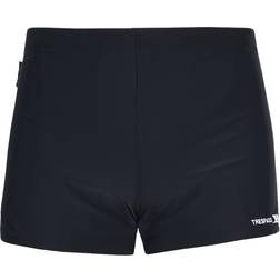 Trespass Mens Exerted Contrast Panel Swim Shorts (Black)