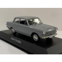 MAXICHAMPS 940082000 1:43 Ford Cortina MKI-1962-Grey Collectible Miniature Car, Grey