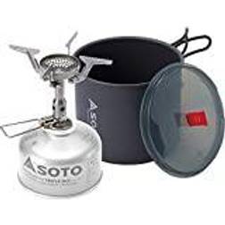 SOTO New River Pot & Amicus Stove (Without Igniter) Combo Set