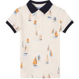 Mayoral Cream Sailing Polo Shirt