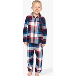Cyberjammies Kids' Archie Check Print Pyjamas, Multi