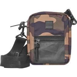 Urban Classics Unisex Small Crossbody Bag Shoulder Bag (Pack of 2) Brown (wood camo) 19 cm, Messenger Bag