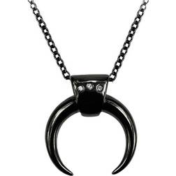 Everneed Luna Moon Necklace – Black/Transparent