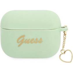 Guess AirPods Pro Skal Silicone Charm Heart Collection Grön
