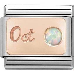 Nomination Classic Rose October Birthstone Charm