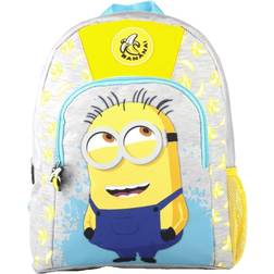MINIONS Childrens/Kids Character Backpack (One Size) (Grey/Yellow)