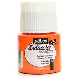 Pebeo Setacolor Opaque Fabric Paint orange 45 ml