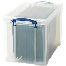 Really Useful 24L Plastic with Lid Clear Storage Box