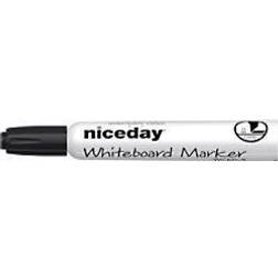 Niceday Whiteboard Marker WCM1-5 Chisel Black Pack 12