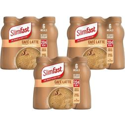 Slimfast Cafe Latte Milkshake 6X325ml 9 pcs
