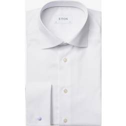 Eton Slim-Fit French Cuff Twill Dress Shirt 14.5