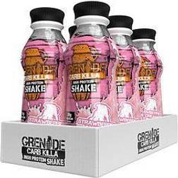 Grenade Carb Killa Shake Strawberries &Amp; Cream (6X500Ml Bottles, Total 3000 Ml)