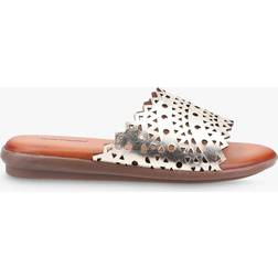 Hush Puppies Bryony Leather Slider Sandals