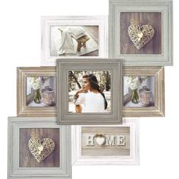 Zep Airolo Wood Aperture Photo Frame Overall Size 19.75x 20.75 Inches, Multi-Colour, 38 x 55 x 38 cm Photo Frame