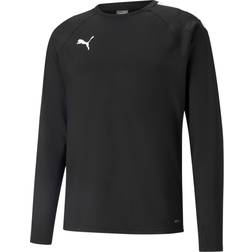Puma Men's TeamLIGA Training Sweat Sweater, Black-White