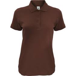 B&C Collection Women's Safran Timeless Short-Sleeved Pique Polo Shirt - Brown
