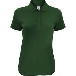 B&C Collection Women's Safran Timeless Short-Sleeved Pique Polo Shirt - Bottle Green