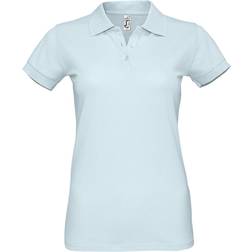 Sol's Women's Perfect Pique Short Sleeve Polo Shirt - Creamy Blue