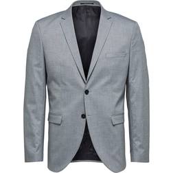 Selected Homme suit jacket with stretch in slim fit light