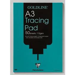 Clairefontaine Goldline Heavyweight Tracing Pad 112gsm A3 50 Sheets