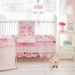 My Baby Sam Rosebud Lane Crib Bedding Set 3-Pack
