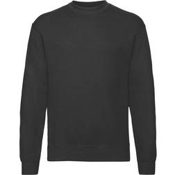 Fruit of the Loom Unisex Adult Classic Drop Shoulder Sweatshirt (5XL) (Black)