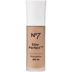 No7 Stay Perfect Foundation SPF30 #14 Deeply Beige