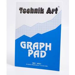 Exacompta Clairefontaine Technik Art 1/5/10mm Graph Pad 40 Leaf XPG1