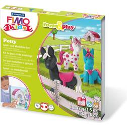 Staedtler FIMO Kids Form & Play Pony 7 Parts, clay, Multi-Colour, 15.5 x 15.6 x 2.2 cm
