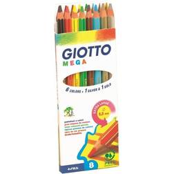Giotto Mega Farveblyanter 8p