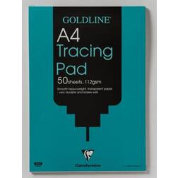 Clairefontaine Goldline Heavyweight Tracing Pad 112gsm A4 50 Sheets