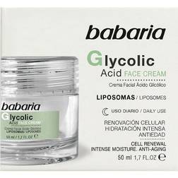 Babaria Glycolic Acid crema facial renovación celular 50ml