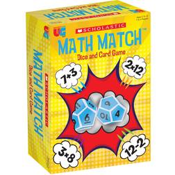 University Games Scholastic Math Match Dice & Card Game