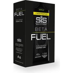 SiS Beta Fuel Nootropics 60ml Apple Energy Gels Box 6 Units