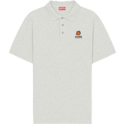 Kenzo Boke Flower Crest Polo Shirt M - Pale Grey