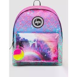 Hype Kids' Gradient Rainbow Backpack, Lilac/Multi
