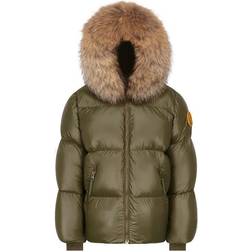 Arctic Army Men's Puffer with Fur