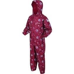 Regatta Kid's Unicorn Waterproof Puddle Suit - Raspberry Radiance