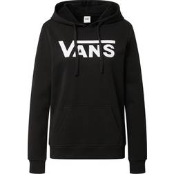 Vans Women's Drop V Logo Hoodie Hooded Sweatshirt, Black