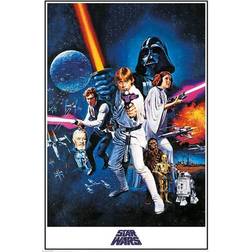 Star Wars A New Hope multicolour Poster