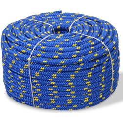 vidaXL Marine Rope Polypropylene 6 mm 100 Blue