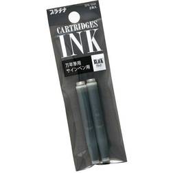 Platinum Refills Black for Preppy Fountain Pen Cartridge SPN-100A-1