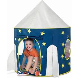 FoxPrint Kids Popup Foldable Rocket Ship Play Tent