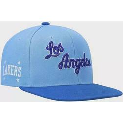 Mitchell & Ness Los Angeles Lakers Hardwood Classics Core Side Snapback Hat Sr