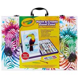 Crayola Table Top Easel & Paint Set, Kids Painting Set, 65 Pieces, Gift for Kids