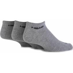 Head 3 Pair Plain Cotton Sport Sneaker Socks In Men's 2.55 Mens