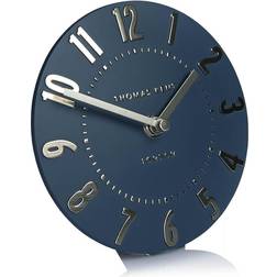 Thomas Kent Arabic Mantel Clock, 6" Midnight Blue Wall Clock