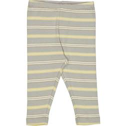 Wheat Silas Jersey Pants - Morning Mist Stripe