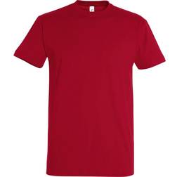 Sols Imperial Heavyweight Short Sleeve T-shirt - Chilli Red
